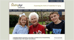 Desktop Screenshot of leadingageok.org